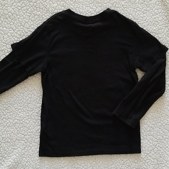 Diesel Kids Boys Shirt T-shirt Black Silver Logo - Picture 2 of 4